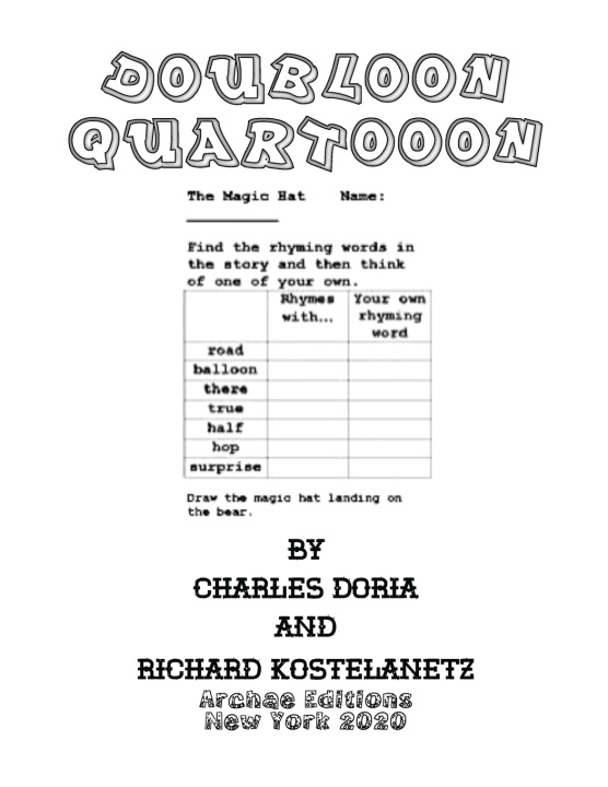 Libro Doubloon Quartoon Charles Doria