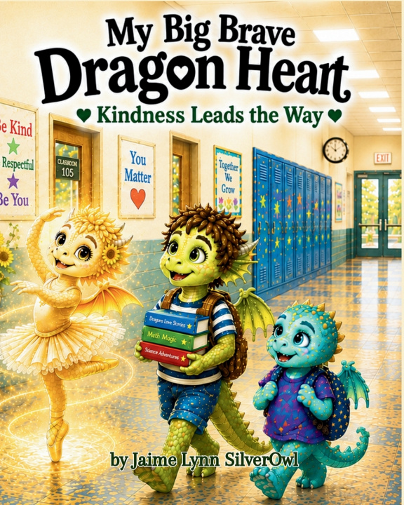 Boek My Big Brave Dragon Heart Jaime Lynn SilverOwl