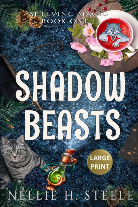 Libro Shadow Beasts Large Print Nellie H. Steele