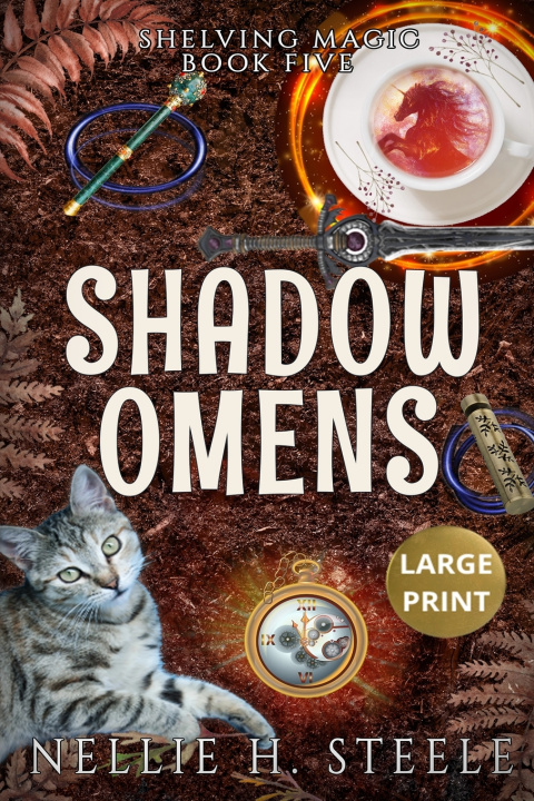 Könyv Shadow Omens Large Print Nellie H. Steele