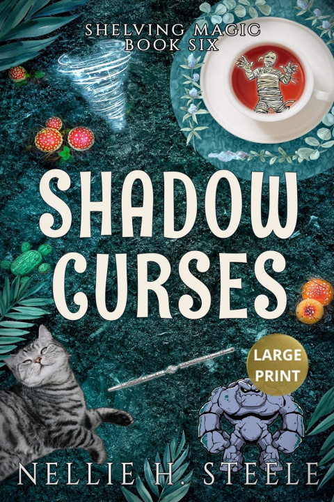 Könyv Shadow Curses Large Print Nellie H. Steele