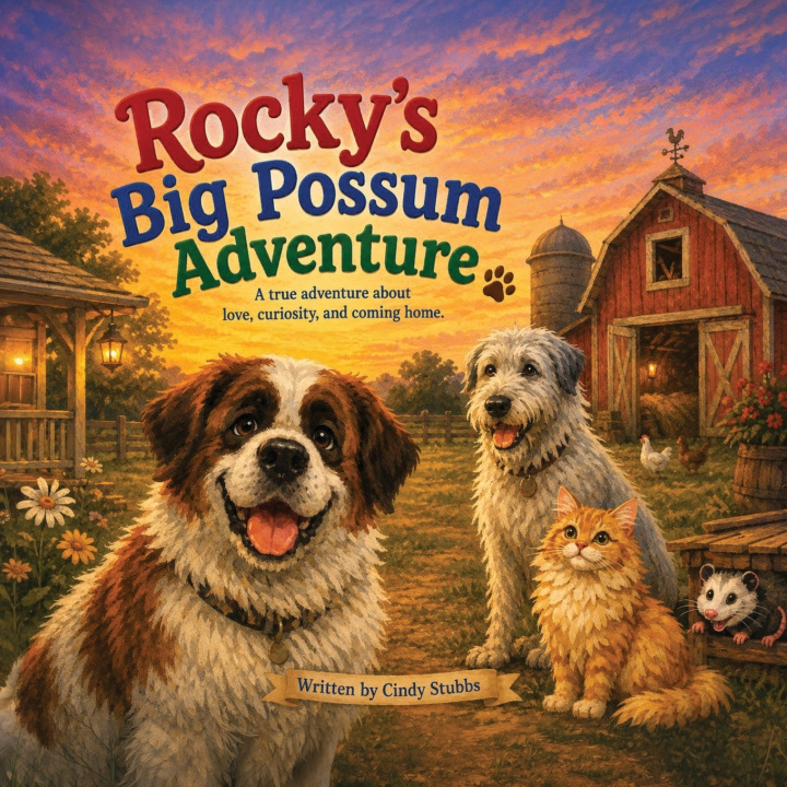 Livro Rocky's Big Possum Adventure Cindy Stubbs
