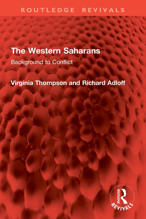 Libro The Western Saharans Virginia Thompson