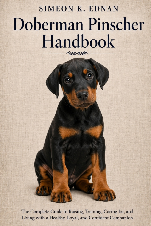 Livro Doberman Pinscher Handbook SIMEON K. EDNAN