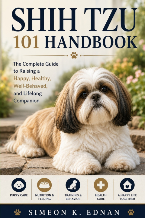 Livro Shih Tzu 101 Handbook SIMEON k. EDNAN