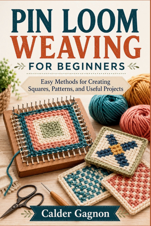 Libro PIN LOOM WEAVING FOR BEGINNERS Calder Gagnon