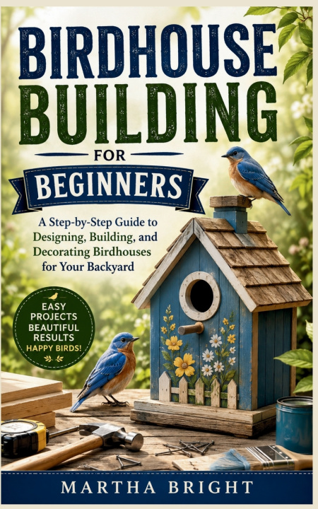 Book BIRDHOUSE BUILDING FOR BEGINNERS MARTHA BRIGHT