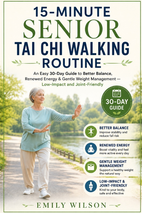 Książka 15-Minute Senior Tai Chi Walking Routine Emily Wilson