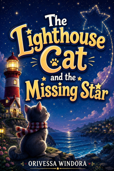 Livro The Lighthouse Cat and the Missing Star Orivessa Windora