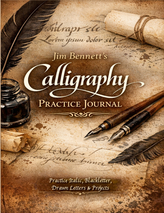 Buch Jim Bennett's Calligraphy Practice Journal Jim Bennett