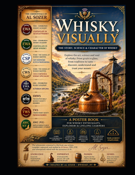 Libro WHISKY, VISUALLY - A POSTER BOOK AL ONUR SOZER