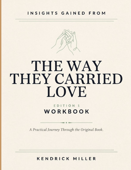 Kniha Insights Gained From The Way They Carried Love Edition 1 Kendrick Miller