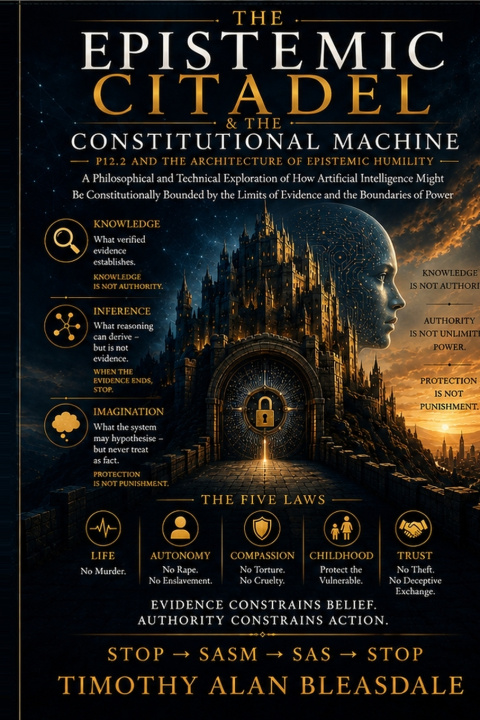 Boek THE EPISTEMIC CITADEL & THE CONSTITUTIONAL MACHINE Timothy Alan Bleasdale