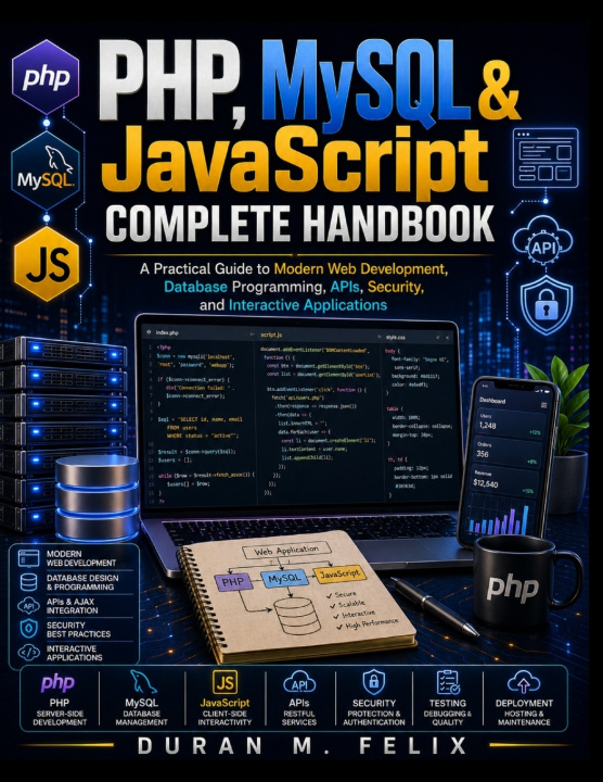 Książka PHP, MySQL & JavaScript Complete Handbook Duran M. Felix
