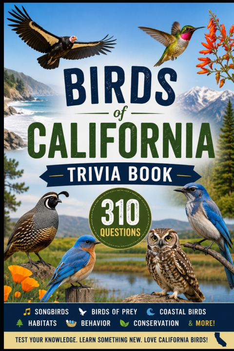 Buch Birds of California Trivia Book Liam Reed