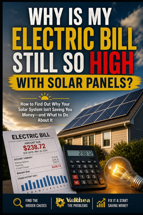 Kniha Why Is My Electric Bill Still So High With Solar Panels? V. Rhea