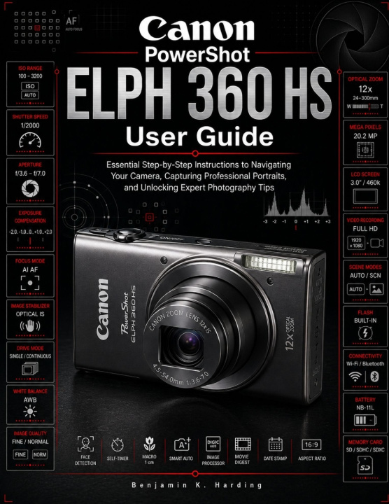 Knjiga Canon PowerShot ELPH 360 HS User Guide Benjamin K. Harding