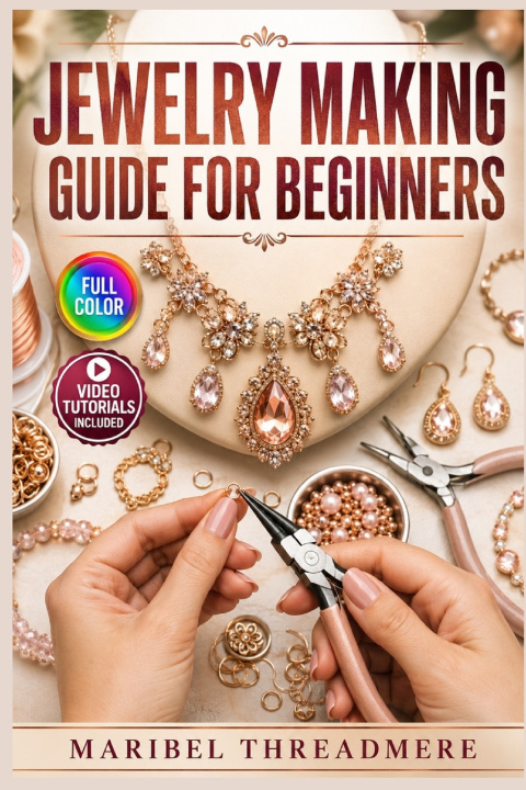 Knjiga JEWELRY MAKING GUIDE FOR BEGINNERS MARIBEL THREADMERE