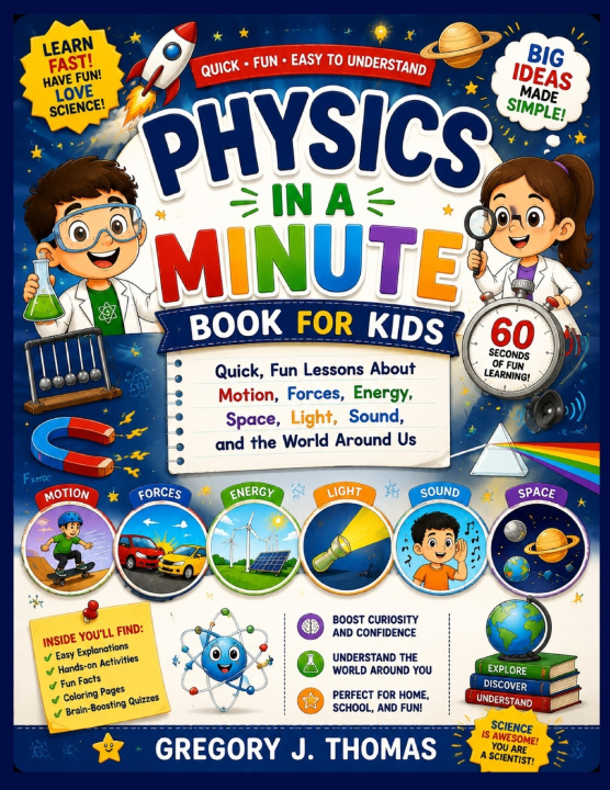 Buch Physics in a Minute Book for Kids Gregory J. Thomas
