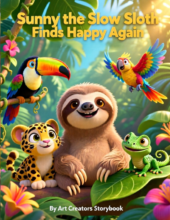 Knjiga Sunny the Slow Sloth Finds Happy Again Art Creators
