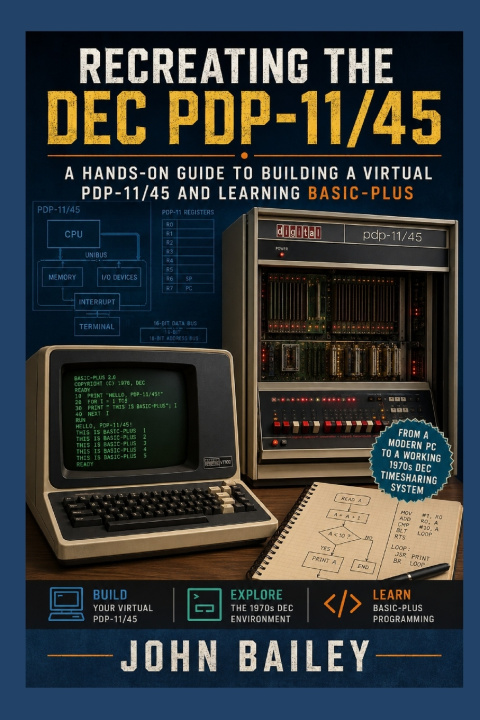 Książka Recreating the DEC PDP-11/45 John Bailey