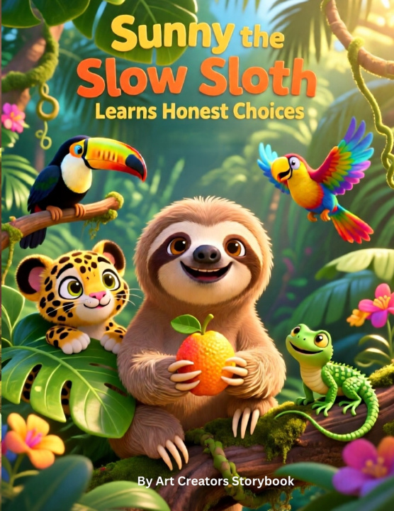 Boek Sunny the Slow Sloth Learns Honest Choices Art Creators