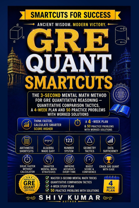 Buch GRE Quant Smartcuts Shiv Kumar
