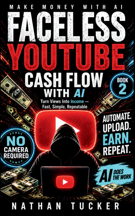 Książka Faceless YouTube Cash Flow with AI Nathan Tucker