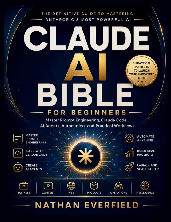 Knjiga CLAUDE AI BIBLE FOR BEGINNERS Nathan Everfield