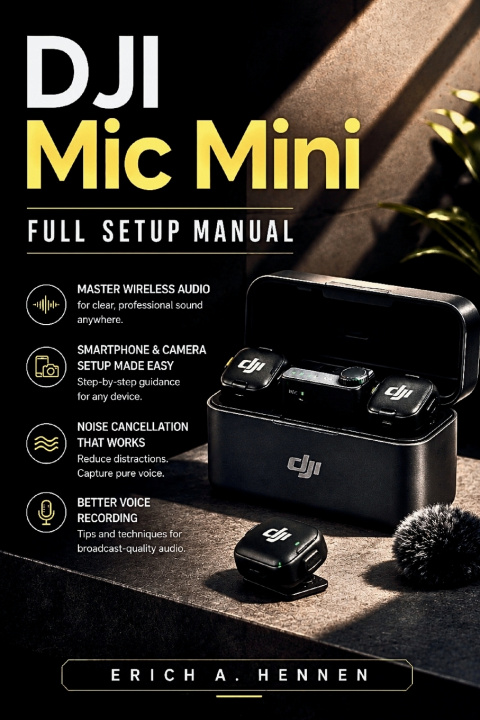 Książka DJI Mic Mini Full Setup Manual Erich A. Hennen