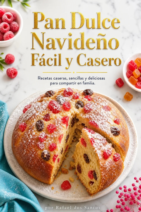Kniha Pan Dulce Navideño Fácil y Casero Rafael dos Santos