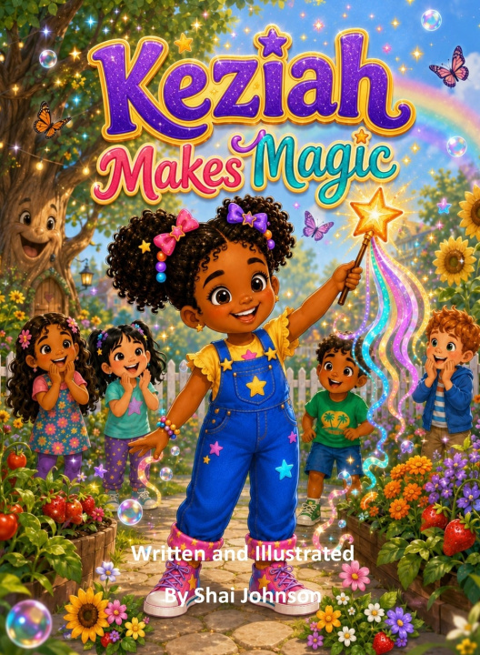 Livro Keziah Makes Magic Shai Johnson