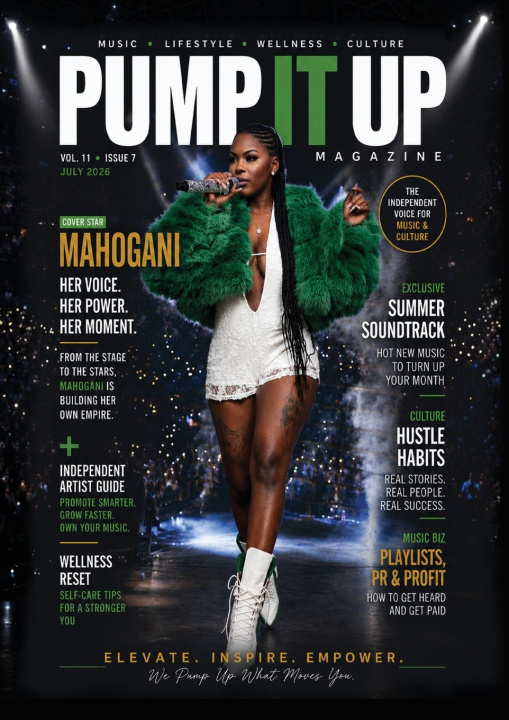 Livro Pump It Up Magazine - July 2026 Anissa Sutton