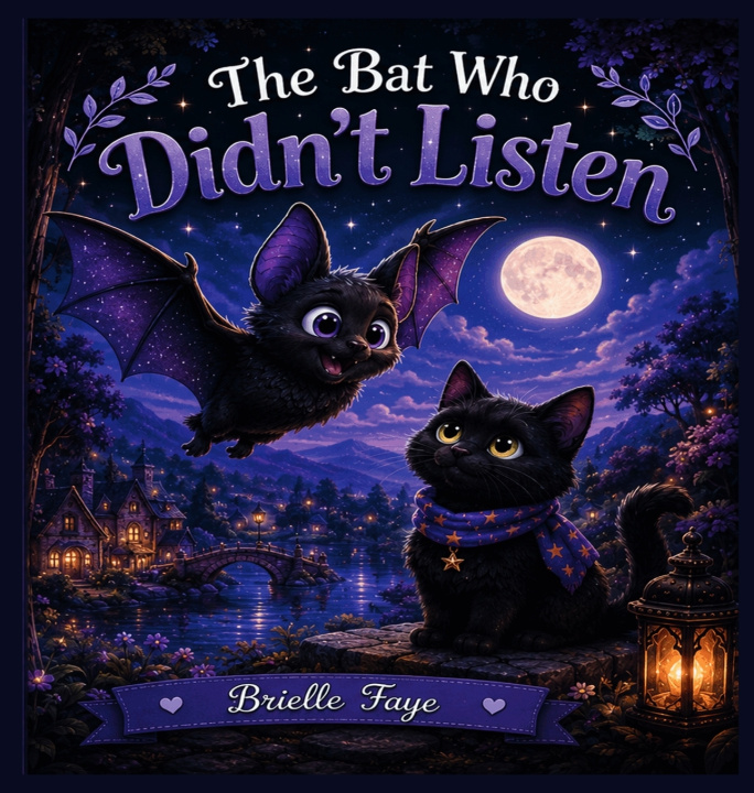 Boek The bat who didn't listen Brielle Faye