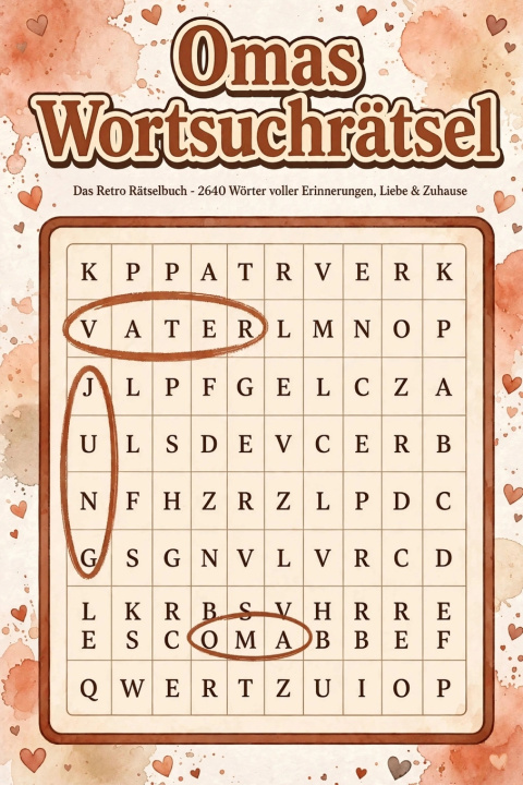 Kniha Omas Wortsuchrätsel Großdruck Silver Grid Media