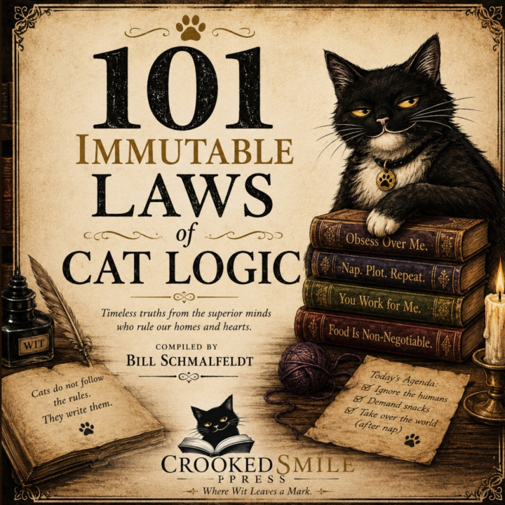 Książka 101 Immutable Laws of Cat Logic Bill Schmalfeldt