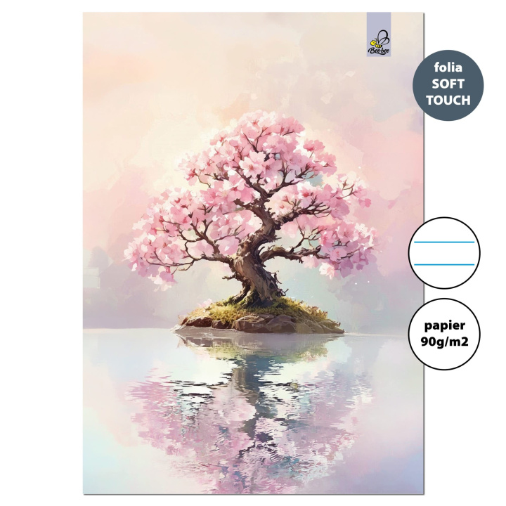Buch Zeszyt A4 32k.w linie Sakura 90g 
