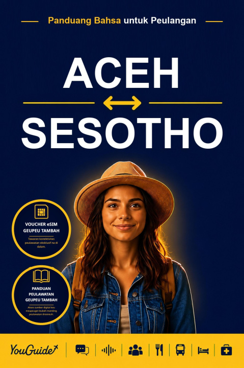 E-kniha Language Guide for Travelers - Acehnese to Sesotho YouGuide