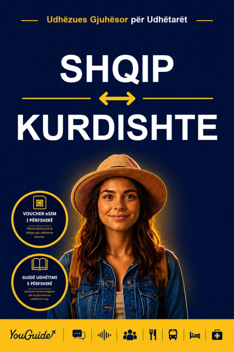 E-book Language Guide for Travelers - Albanian to Kurdish YouGuide