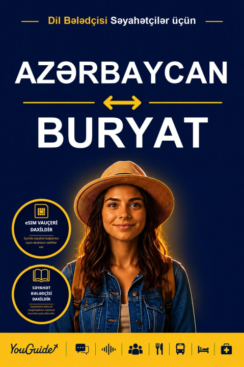E-Book Language Guide for Travelers - Azerbaijani to Buryat YouGuide