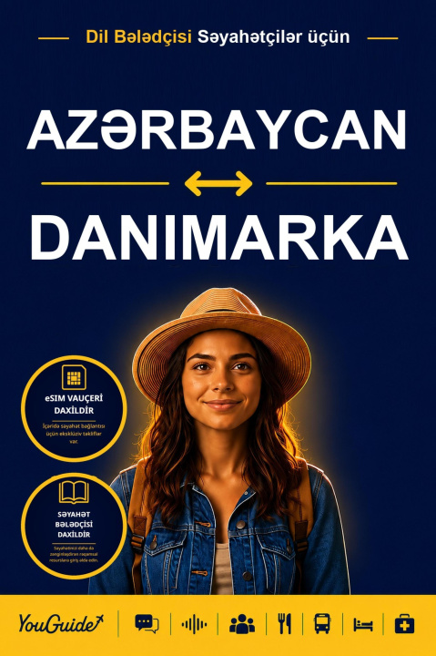 E-Book Language Guide for Travelers - Azerbaijani to Danish YouGuide