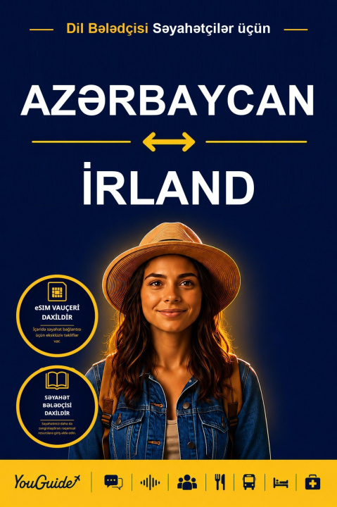 E-Book Language Guide for Travelers - Azerbaijani to Irish YouGuide