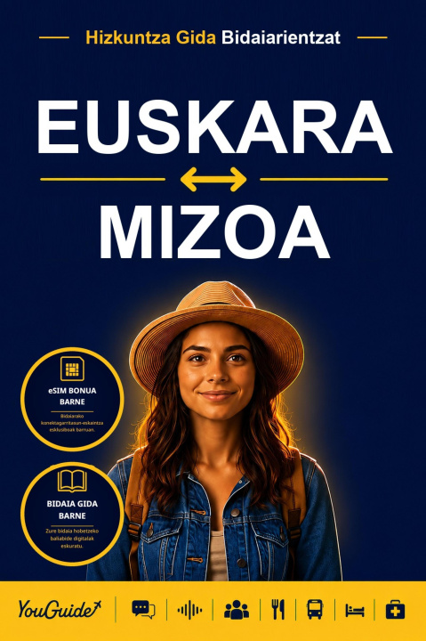 Libro elettronico Language Guide for Travelers - Basque to Mizo YouGuide