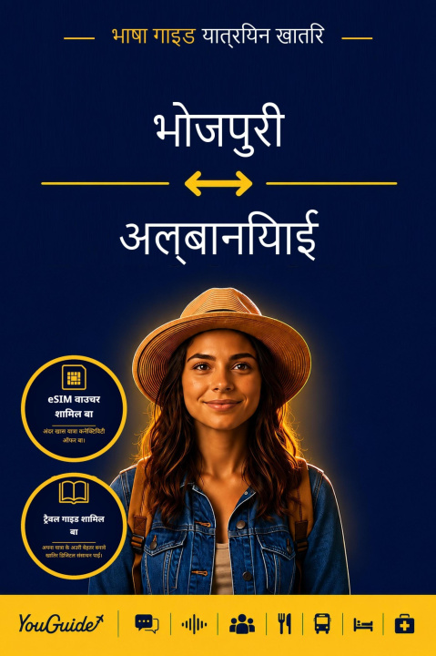 E-kniha Language Guide for Travelers - Bhojpuri to Albanian YouGuide