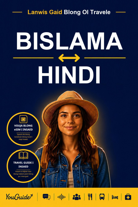 ebook Language Guide for Travelers - Bislama to Hindi YouGuide