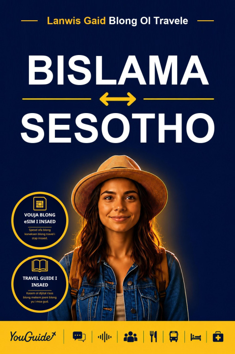 E-knjiga Language Guide for Travelers - Bislama to Sesotho YouGuide