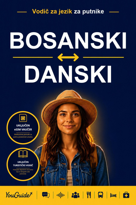 Libro electrónico Language Guide for Travelers - Bosnian to Danish YouGuide