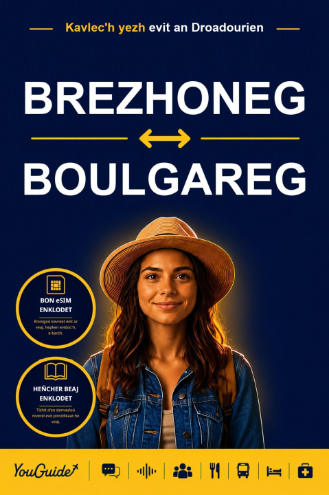 E-kniha Language Guide for Travelers - Breton to Bulgarian YouGuide