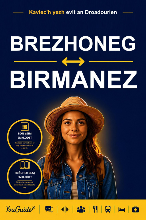 E-kniha Language Guide for Travelers - Breton to Burmese YouGuide