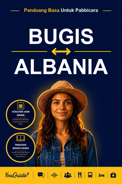 E-Book Language Guide for Travelers - Buginese to Albanian YouGuide